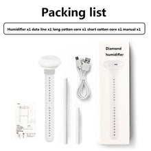 Load image into Gallery viewer, ELOOLE USB Portable Air Humidifier Diamond Bottle Aroma Diffuser Mist Maker For Home Office Humidification Detachable
