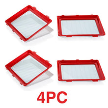 Load image into Gallery viewer, 6PC Food Storage Preservation Plate Plastic Refrigerator Food Salad Tray Kitchen Organizer Container Set Fresh Food Serving Tray
