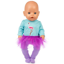 Load image into Gallery viewer, New Doll Clothes Born Baby Fit 18 inch 40-43cm Unicorn  cactus dress Doll Accessories Clothes For Baby Festival Birthday G
