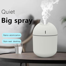 Load image into Gallery viewer, 200ML Ultrasonic Mini Air Humidifier Aroma Essential Oil Diffuser for Home Car USB Fogger Anion Mist Maker with LED Night Lamp
