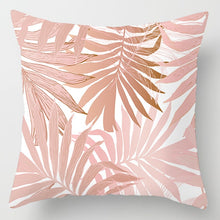 Load image into Gallery viewer, New Pink Roses Feathers Geometric Cushion Cover Modern Fashion Nordic Simple Pillowcase Decorative Sofa Seat Throw Pillows Cover
