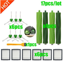 Load image into Gallery viewer, Hepa Filter+Side Brush+Brush Roll+dust bags Replacement for iRobot Roomba i7 E5 E6 I Series Robot Vacuum Cleaner Spare Parts
