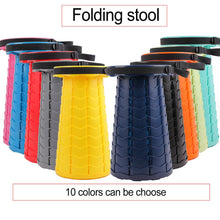 Load image into Gallery viewer, Retractable Stool Folding Chiar Outdoor Portable Stool Folding Chair Camping Stool Convenient Fishing Chair Foldable
