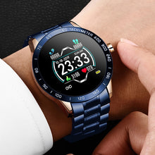 Load image into Gallery viewer, LIGE Steel Band Smart Watch Men Heart Rate Blood Pressure Monitor Sport Multifunction Mode Fitness Tracker Waterproof Smartwatch
