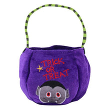 Load image into Gallery viewer, Halloween Trick or Treat Candy Bag Kids Sugar Holder Pouch Sacks Gift Bags Food Container Pumpkin Witches Tote Storage Baskets
