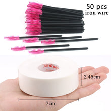 Load image into Gallery viewer, Eyelash Extension Disposable Eyebrow brush Mascara Wand Applicator Spoolers Eye Lashes Cosmetic Brushes Set makeup tools
