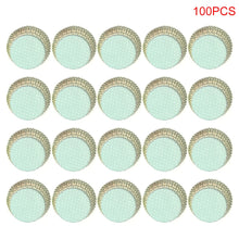 Load image into Gallery viewer, 100Pcs/pack Cake Muffin Cupcake Paper Cups Cake box Cupcake Liner Kitchen Baking Accessories Cake Mold Small Muffin Boxes
