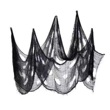 Load image into Gallery viewer, Halloween Decora O Spider Web Scary Party Scene Props White Stretchy Cobweb Horror House Home Decoration Ornaments
