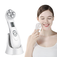 Load image into Gallery viewer, Ultrasonic Face Cleaning Skin Scrubber Facial Cleansing Peeling Machine Pore Cleaner + RF EMS LED Anti Aging Facial Massager 39
