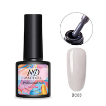 Load image into Gallery viewer, MAD DOLL 8ml 60 Colors Gel Nail Polish  Nail Color Nail Gel varnish Soak Off UV Gel Varnish Base Coat No Wipe Top Coat
