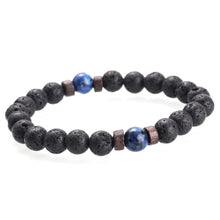 Load image into Gallery viewer, Men Bracelet Natural Moonstone Bead Tibetan Buddha Bracelet chakra Lava Stone Diffuser Bracelets Men Jewelry gift Drop Shipping
