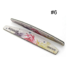 Load image into Gallery viewer, 1 Pc Half-Moon-Shaped Nail File Nail Buffer Washable Grinding Polishing Sanding Buffing  Pedicure Nail Art Tools
