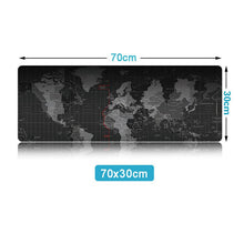 Load image into Gallery viewer, Gaming Mouse Pad Old World Map Graffiti Extra Large Size Gaming Mousepad Anti-slip Natural Rubber Mice Pad Desk Keyboard Pad
