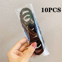 Load image into Gallery viewer, 50/100PCS/Set Women Girls 4CM Colorful Nylon Elastic Hair Bands Ponytail Holder Rubber Bands Scrunchie Headband Hair Accessories
