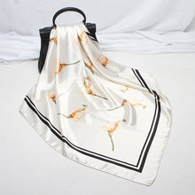 Load image into Gallery viewer, Fashion Scarves for Women Shawl Print Silk Satin Hijab Scarf Female Bandana 90*90cm Luxury Brand Square Shawls Scarfs For Ladies
