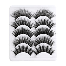 Load image into Gallery viewer, 5 pairs 5D Mink Eyelashes Natural False Eyelashes Lashes Soft Fake Eyelashes Extension Makeup Wholesale
