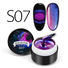 Load image into Gallery viewer, Venalisa 9D Gel Varnish Cat Eye Magic Chameleon Gel Varnish Nail Manicure Galaxy Starry Magnetic Multicolor 5ml Nail Gel Polish
