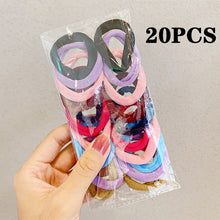 Load image into Gallery viewer, 50/100PCS/Set Women Girls 4CM Colorful Nylon Elastic Hair Bands Ponytail Holder Rubber Bands Scrunchie Headband Hair Accessories
