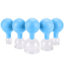 Load image into Gallery viewer, Vacuum Cupping Set Rubber Head Glass Suction Body Cup Massage Cans Anticellulite Massager Chinese Medical Therapy Massage Jars
