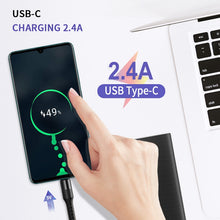 Load image into Gallery viewer, CABLETIME USB Type C Cable USB C Mobile Phone Cable Fast Charge Phone Cable for Samsung S20 Huawei P40 Oneplus 8 C245
