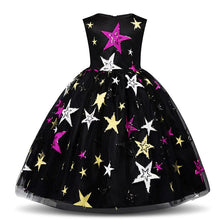 Load image into Gallery viewer, Girls Princess Kids Dresses for Girls Tutu Lace Flower Embroidered Ball Gown Baby Girls Clothes Children Wedding Party Dress
