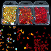 Load image into Gallery viewer, Holographic Butterfly Heart Nail Art Glitter Micro Laser Star Flakes 3D Silver Gold Sequins Polish Manicure Nail Decoration
