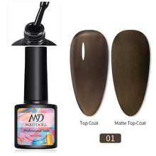 Load image into Gallery viewer, MAD DOLL 8ml 60 Colors Gel Nail Polish  Nail Color Nail Gel varnish Soak Off UV Gel Varnish Base Coat No Wipe Top Coat
