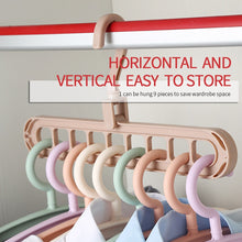 Load image into Gallery viewer, Hot Sale Clothes Coat Hangers Organizer Plastic Multifunction Clothes Hangers Baby Clothes Drying Racks Storage Rack Hangers
