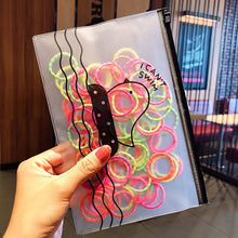 Load image into Gallery viewer, 50/100pcs/Set Girls Colorful Nylon Small Elastic Hair Bands Children Ponytail Holder Scrunchie Headband Kids Hair Accessories
