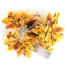 Load image into Gallery viewer, 1.75m Home Autumn Decoration Leaves Garland Artificial  Maple Leaf Vine Fake Foliage String Thanksgiving Christmas Garden Decor
