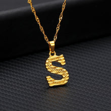 Load image into Gallery viewer, Capital Letter Initial Necklace For Women Stainless Steel Gold A-Z Alphabet Pendant Necklace Jewelry Christmas Gift Bijoux Femme
