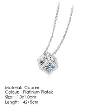 Load image into Gallery viewer, Aesthetic Charm Pendant Necklaces For Women Shine Zircon Choker Collar Chain On The Neck Jewellry Wedding Fashion Jewelry N426
