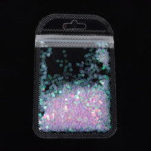 Load image into Gallery viewer, Holographic Butterfly Heart Nail Art Glitter Micro Laser Star Flakes 3D Silver Gold Sequins Polish Manicure Nail Decoration
