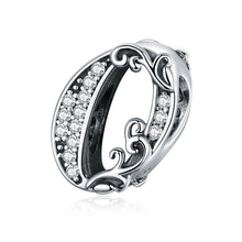 Load image into Gallery viewer, bamoer 10 Number  Metal Beads Vintage Charm for Female Original Silver 925 Bracelet &amp; Bangle 925 Sterling Silver Jewelry SCC1418
