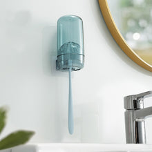 Load image into Gallery viewer, Bathroom Accessories organizer Set Toothbrush Holder Automatic Toothpaste Dispenser Holder Toothbrush Wall Mount Rack Tools Set
