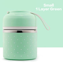 Load image into Gallery viewer, WORTHBUY Cute Japanese Lunch Box For Kids Portable Outdoor Stainless Steel Bento Box Leak-Proof Food Container Kitchen Food Box
