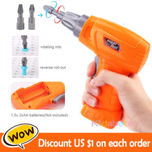 Load image into Gallery viewer, Boy Toys Electric Drill Toys Simulation Tool Toy Assembled Match DIY Model Kit Educational Building Toys Sets Screwing Toys
