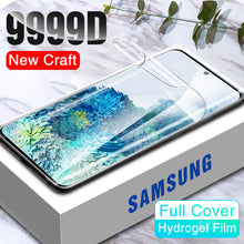 Load image into Gallery viewer, 9999D Screen Protector For Samsung Galaxy S10 S9 8 Plus S20 Ultra Full Cover Soft Film on For Samsung Note 10 9 8 Film Not Glass
