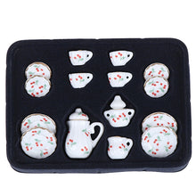 Load image into Gallery viewer, 15/8/9/4/2Pcs 1:12 Dolls House Miniature Mugs Dish Cups Pot Set Direction Furniture Toys Coffee Tea Cups Dollhouse Accessory
