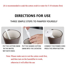 Load image into Gallery viewer, ELOOLE USB Portable Air Humidifier Diamond Bottle Aroma Diffuser Mist Maker For Home Office Humidification Detachable
