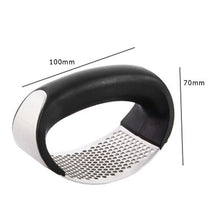 Load image into Gallery viewer, Multi-function Manual Garlic Presser Curved Garlic Grinding Slicer Chopper Stainless Steel Garlic Presses Cooking Gadgets Tool
