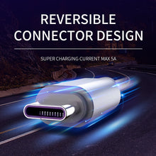 Load image into Gallery viewer, Coolreall Type C Cable 5A Quick Charge For Samsung S20 S9 USB-C Fast Charge Mobile Phone Charging For Redmi Xiaomi HUAWEI P40 30
