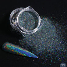 Load image into Gallery viewer, 1Box Glitter for Nails Holographic Dip Powder Mirror Polishing Chrome Pigments Nail Art Decorations Laser Dazzling Dust LA1028-1
