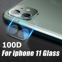 Load image into Gallery viewer, 100D Camera Protection Glass For iPhone SE 2020 11 Pro XS Max XR X Full Cover Lens Screen Protector For 7 8 Plus Tempered Glass
