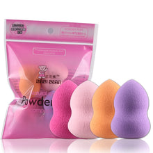 Load image into Gallery viewer, Makeup Sponge 4PCS/Pack Makeup Beauty Foundation Buffer Puff Set Dry And Wet Sponge Powder Puff Esponja Maquillaje kosmetyki
