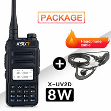 Load image into Gallery viewer, KSUN  Walkie Talkie Dual Band Handheld Two Way Ham Radio Communicator HF Transceiver Amateur Handy Walkie-talkie
