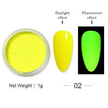 Load image into Gallery viewer, 1Box Sugar Nail Powder Glitter Nail Dust Powder Laser Gradient Nail Pigment Coloful Glitter Nail Art Decoration Accessories
