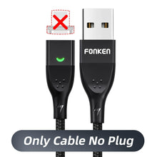 Load image into Gallery viewer, FONKEN Magnetic Cable Micro USB Type C Magnetic Charging Cables Magnetic Charger for iPhone Samsung Huawei Xiaomi Quick Charge
