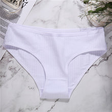 Load image into Gallery viewer, FINETOO Cotton Women's Panties Sexy Lace Underwear Solid Color Briefs For Women M-XL Sexy Underpants Comfortable Female Lingerie
