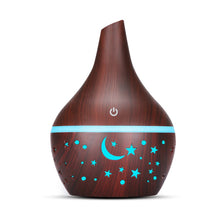 Load image into Gallery viewer, 300ml USB Air Humidifier Electric Aroma Air Diffuser Essential Oil Wood Ultrasonic Aromatherapy Cool Mist Maker for Home Car
